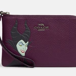 Coach Wristlet featuring Maleficent NWT